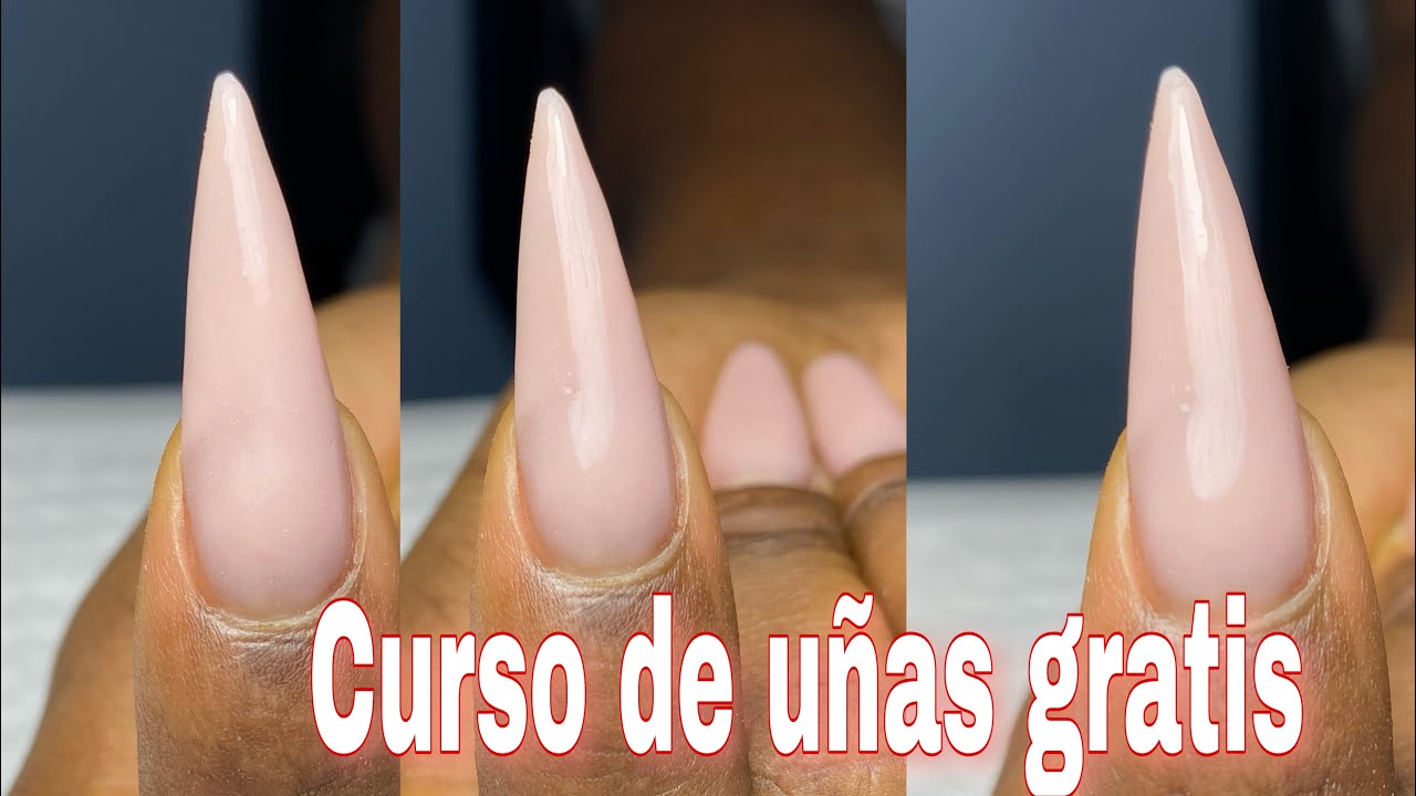 Clase#8Como hacer uñas esculturales punta STILETTO