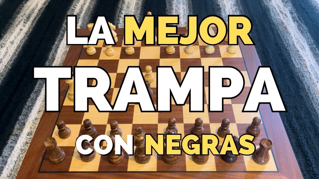 10 TRAMPAS para GANAR RÁPIDO en AJEDREZ con NEGRAS