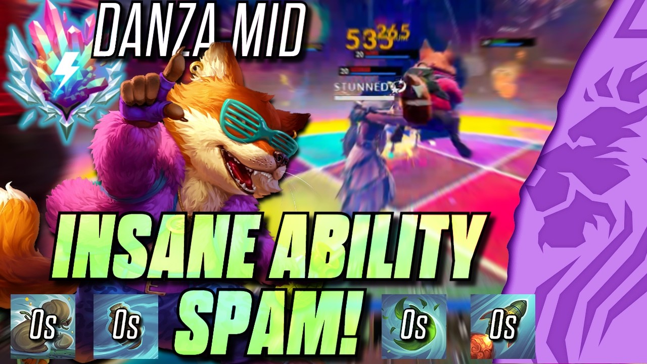 SMITE 2 DANZA MID Combo – INSANE Ability Spam Mid Deity Ranked!!