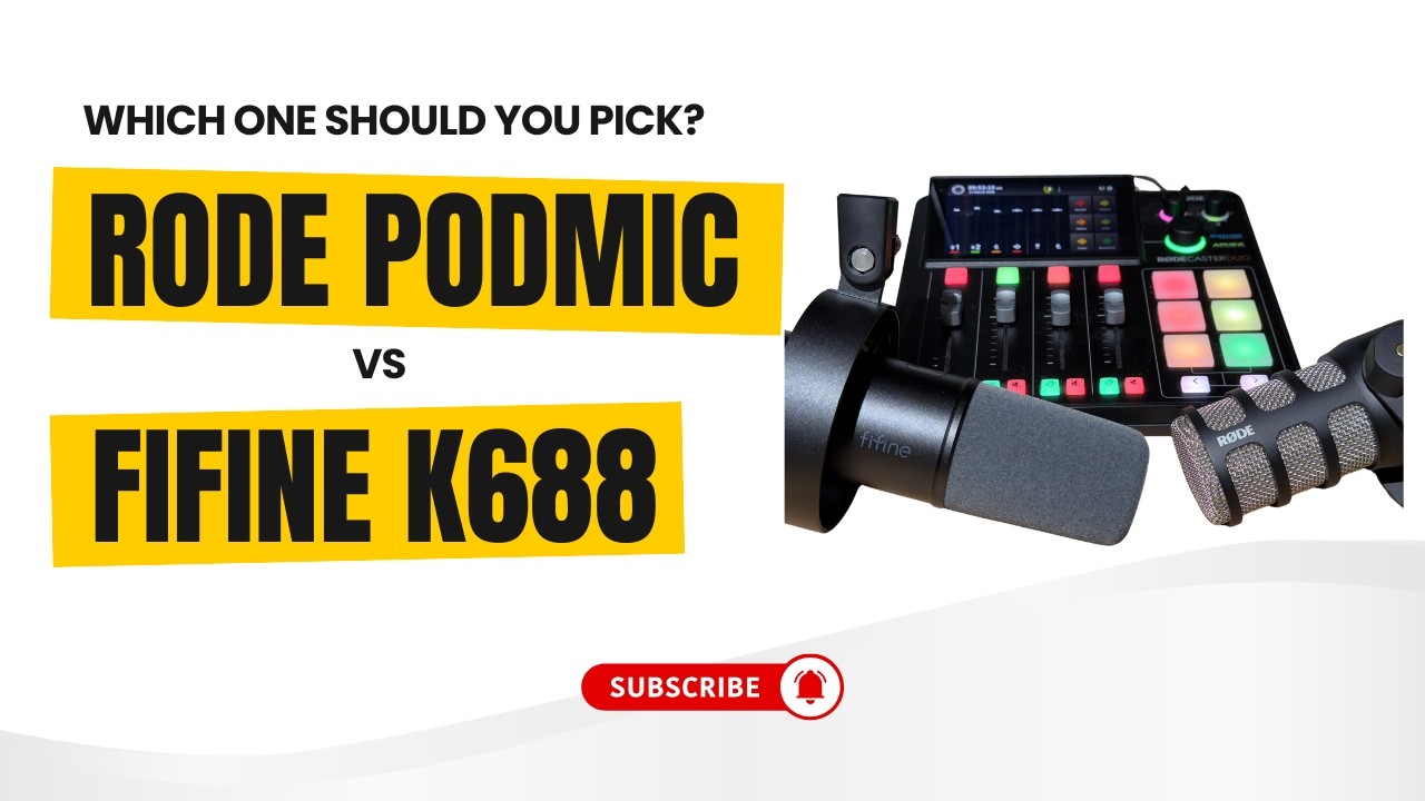 The Best Podcast Mic Under $100? Rode PodMic vs Fifine K688
