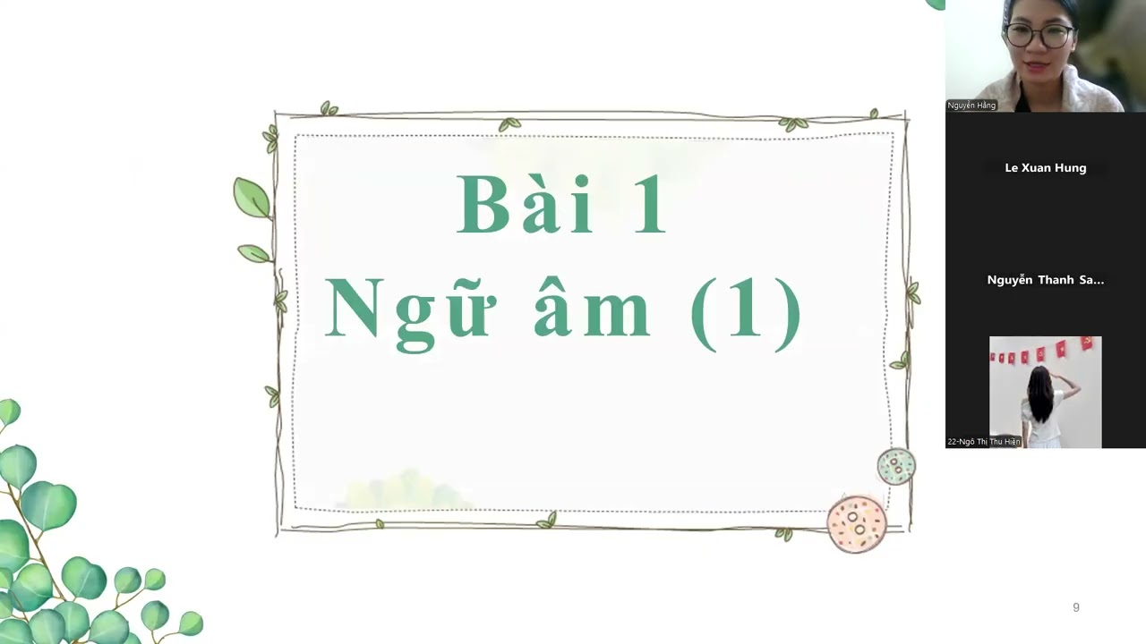 HSK1 NGỮ ÂM 1