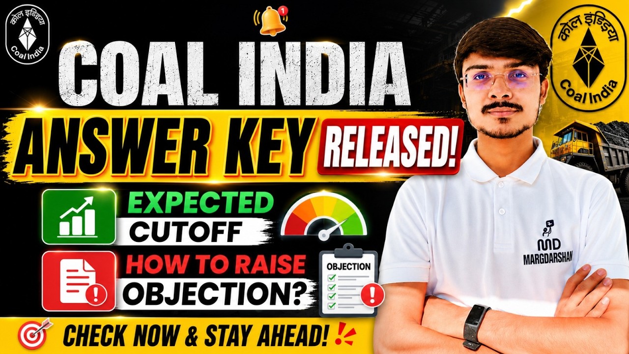 Coal India Exam Expected Cutoff | Coal India Answer Key Released | Coal India MT Cutoff
