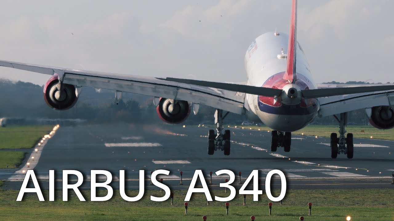 You won't Believe What this Airbus A340 did on Landing