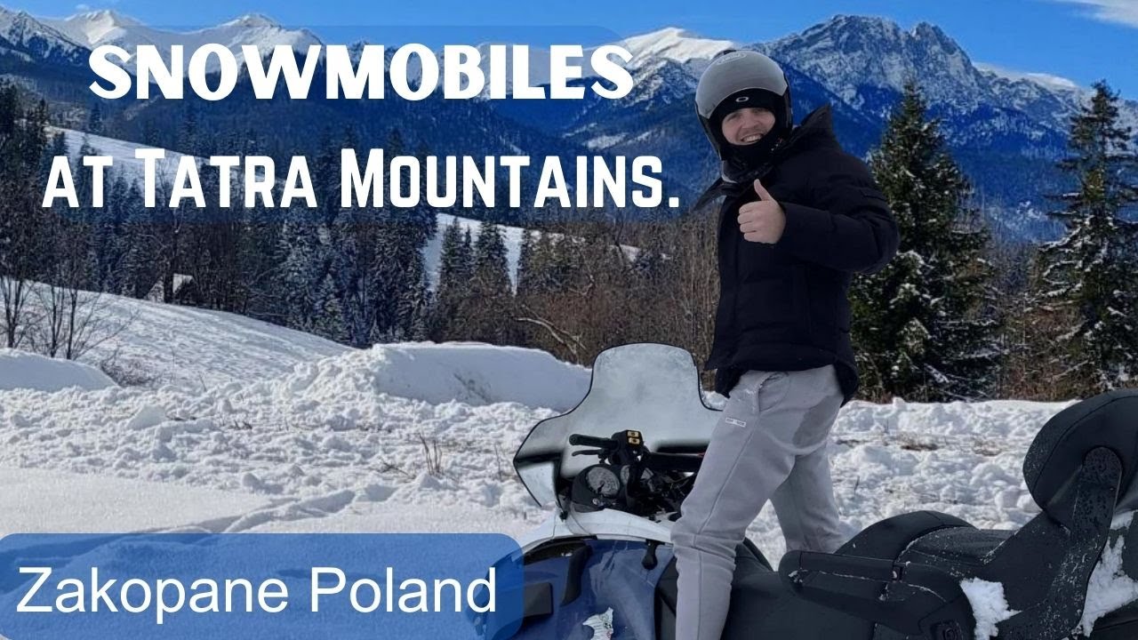 Exciting winter Zakopane Poland Snowfall |Snowmobiles Zakopane  Poland Winter