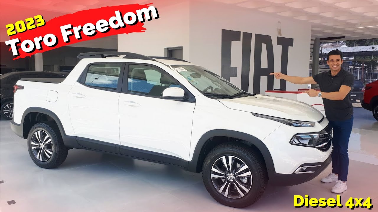 Fiat Toro 2023, Turbo Diesel 4x4 versão Freedom melhor custo benefício