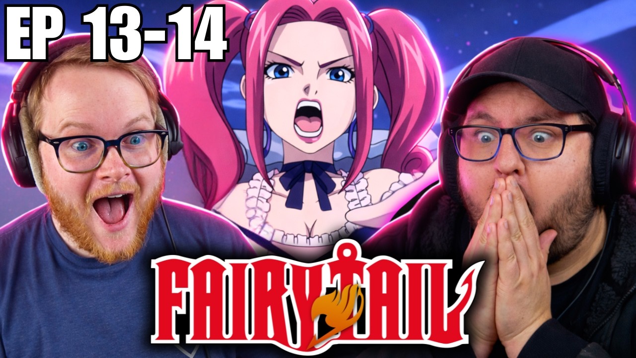 We REACT to FAIRY TAIL Episodes 13-14 for the first time!!!