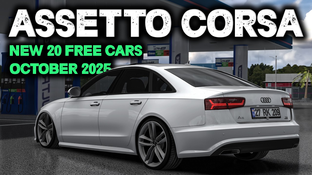 Assetto Corsa — 20 НОВЫХ БЕСПЛАТНЫХ МОДОВ АВТОМОБИЛЕЙ — октябрь 2025 г. 🔥