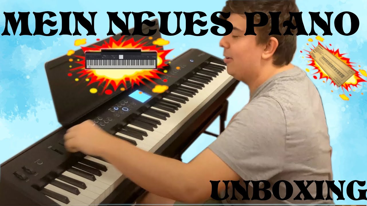 ENDLICH!! Mein Piano Unboxing (Roland FP-E50) Das Beste Piano Für Unter 1000€?????