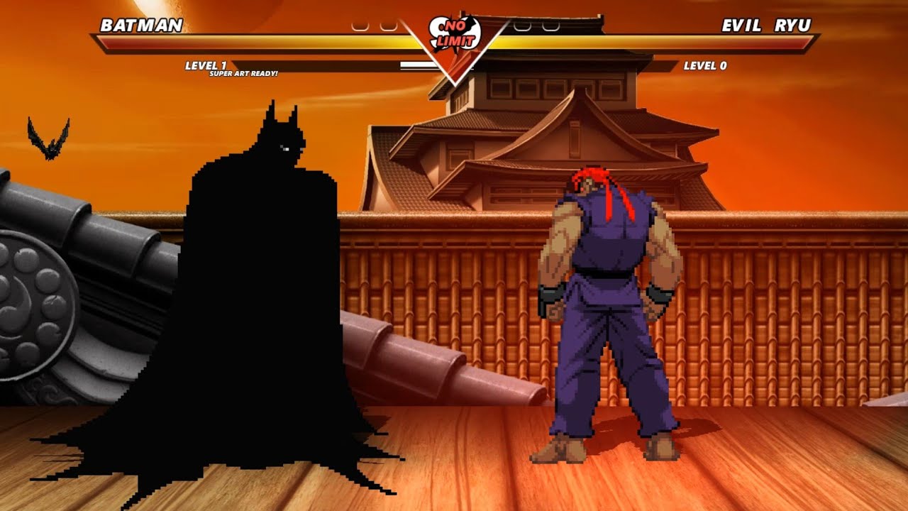 BATMAN vs EVIL RYU - Amazing epic fight battle !