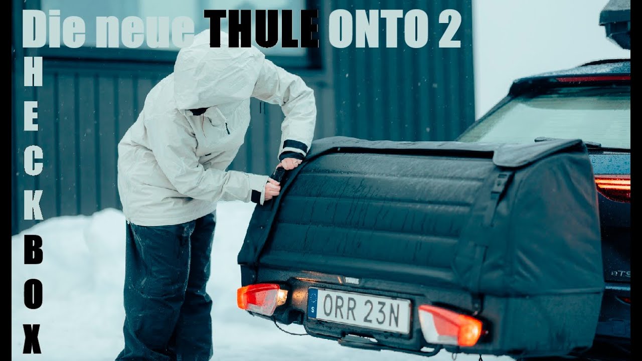Thule Onto 2 die neue Heckbox für deine Anhängerkupplung.
