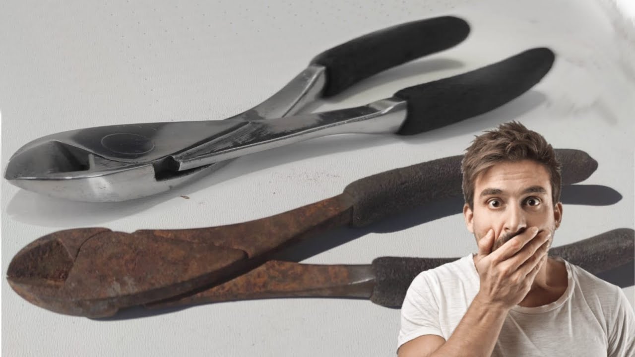 Restauration of cutter pliers | random hands