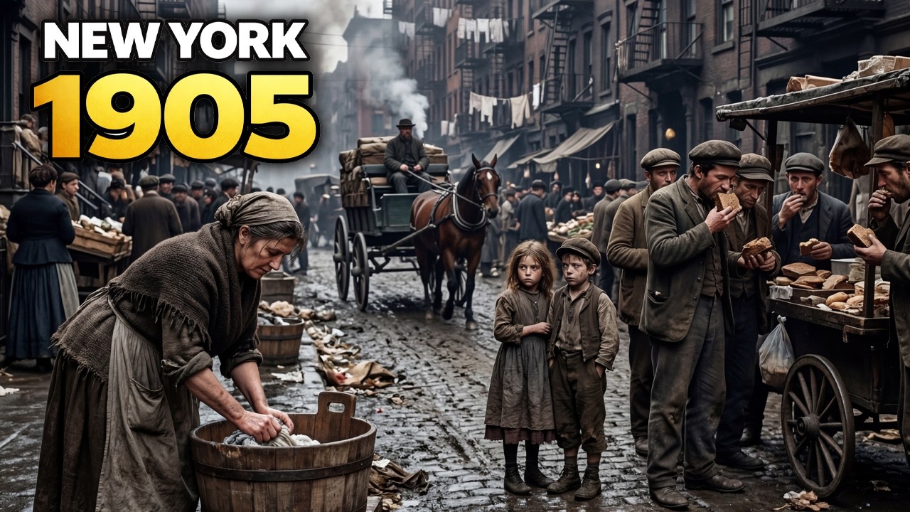 Surviving New York City in 1905 Was Brutal | History for Sleep