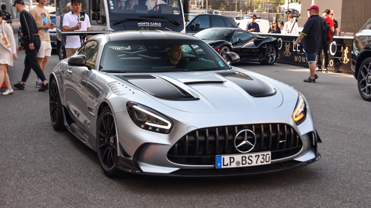 Supercars in Monaco 2023 [ 29 ] (GT Black Series, Carrera GT, Aventador SVJ, RSR, Huracan Tecnica,..