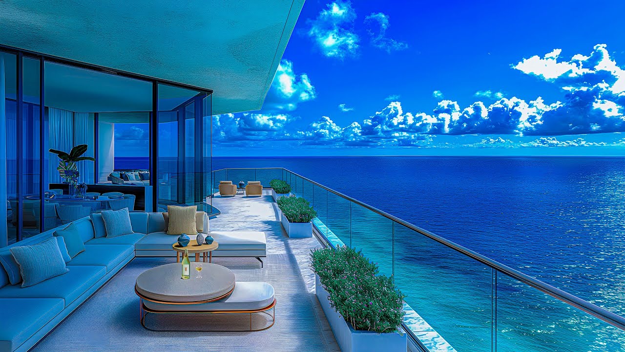 Positive Jazz At The Luxury Yacht Space - Morning Jazz And Ocean Sounds Keep The Mood Happy