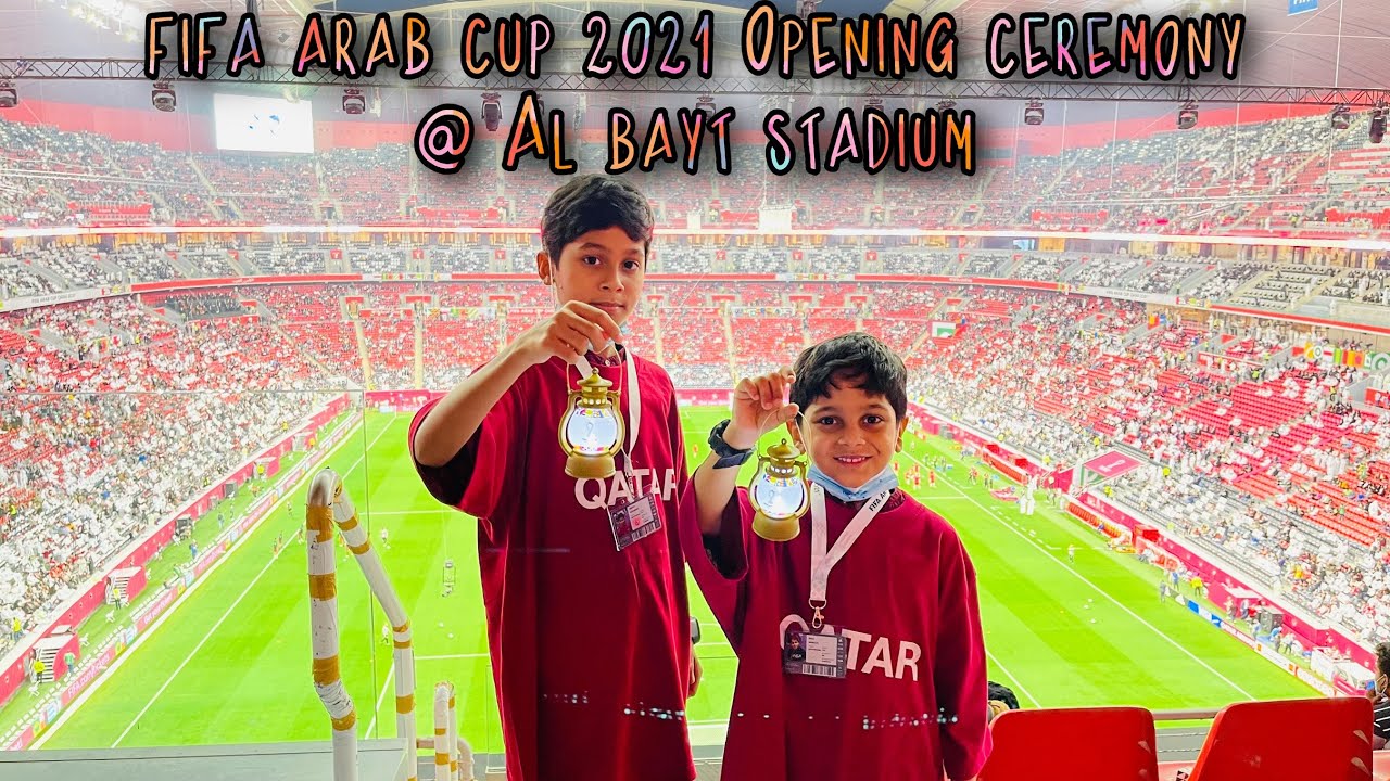 FIFA ARAB CUP 2021 OPENING CEREMONY @ AL BAYT FIFA-2022 STADIUM |QATAR VS BAHRAIN | TripleN |