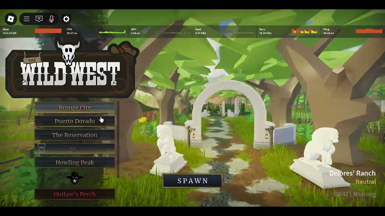 Roblox Wild West $120,000 Per Hour Method.
