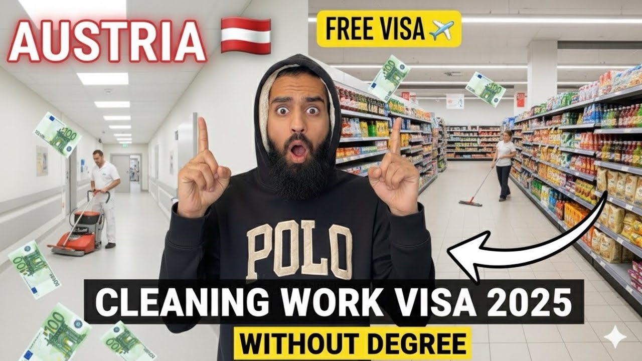 🇦🇹 Austria Cleaning Jobs 2025 | Free Visa & High Salary | Apply Now!