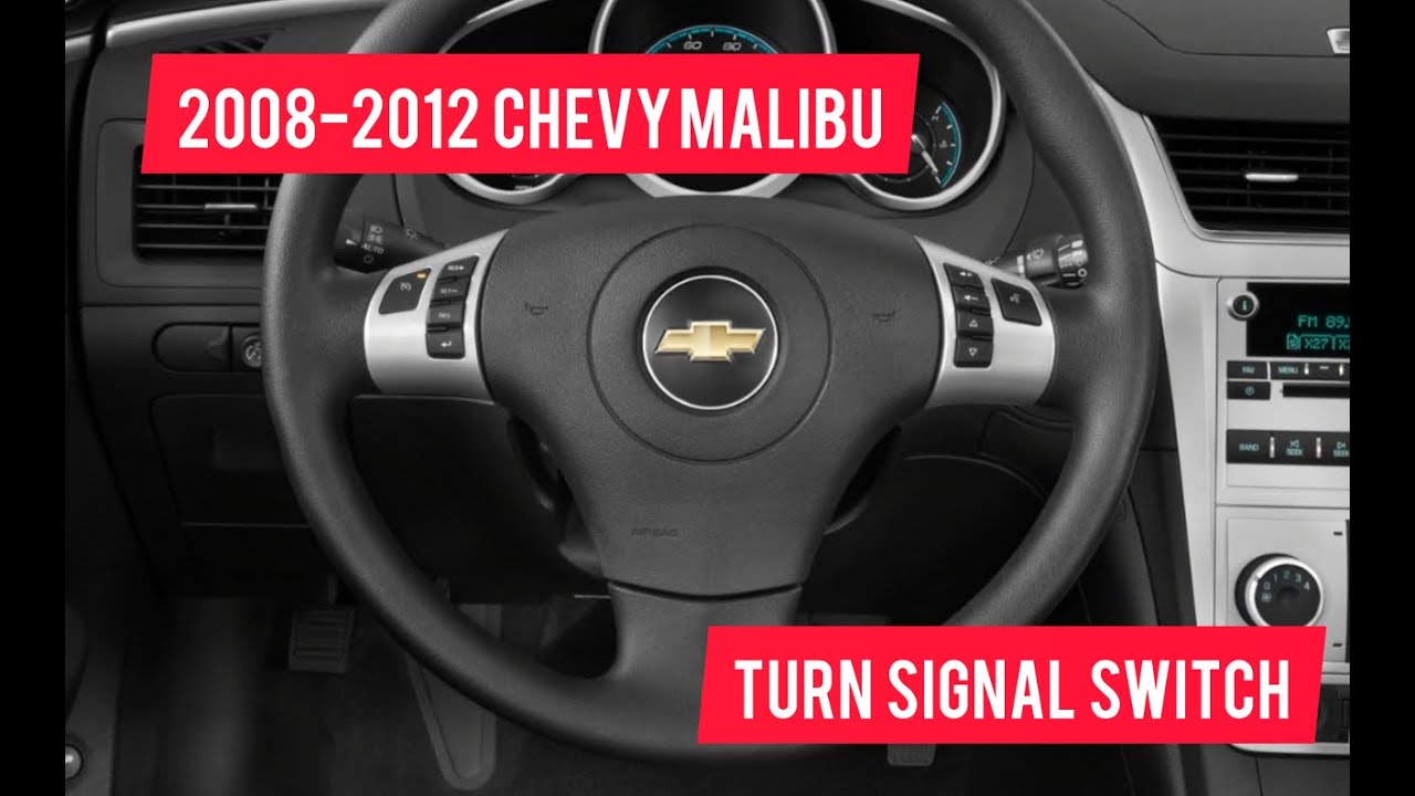 Замена переключателя указателей поворота на Chevrolet Malibu 2008-2012