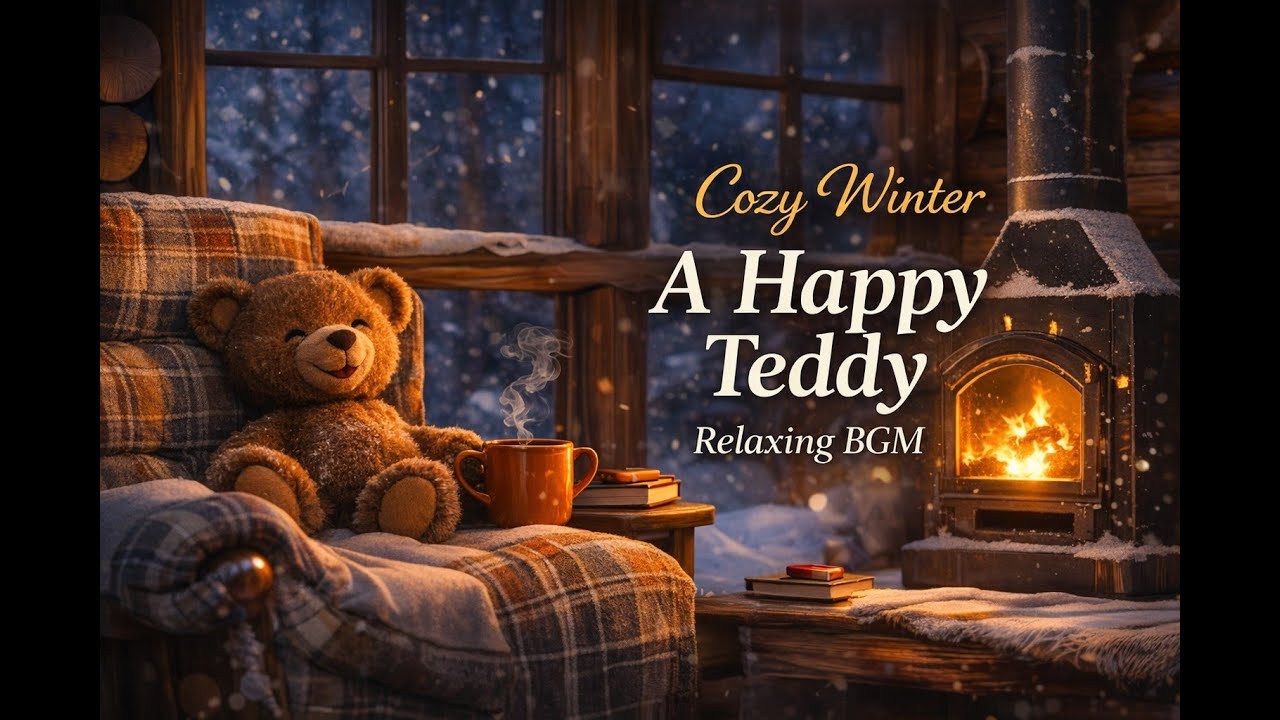 A Cozy Room, A Happy Teddy – Winter Relaxing BGM