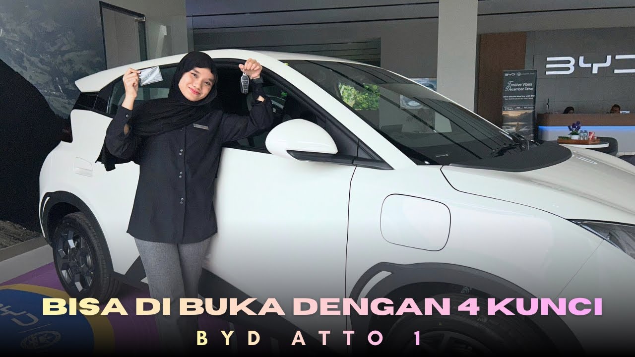 BYD ATTO 1 bisa dibuka dengan 4 kunci❓😳