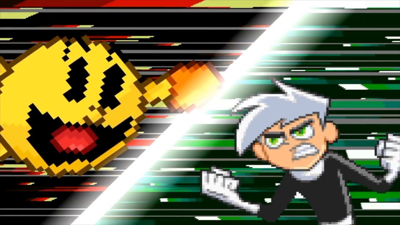 Pac-Man vs Danny Phantom! Pixel Animation