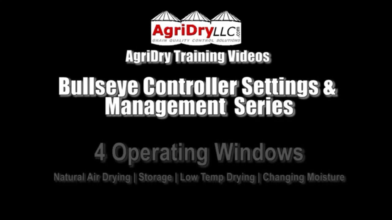 AgriDry Training: The 4 Operating Windows