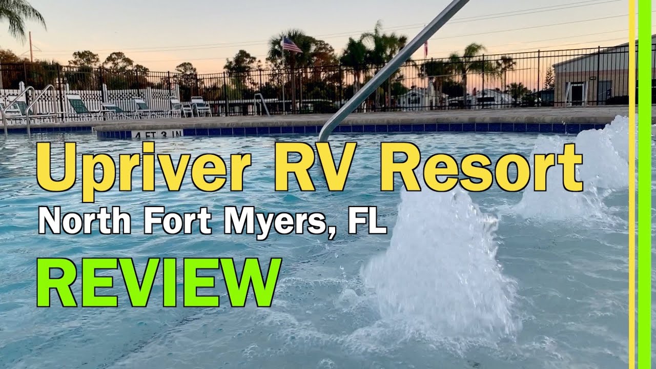 RV LIVING | FORT MYERS FL UPRIVER RV RESORT REVIEW-BUCKINGHAM FARMS-BOATHOUSE TIKI BAR & GRILL EP101
