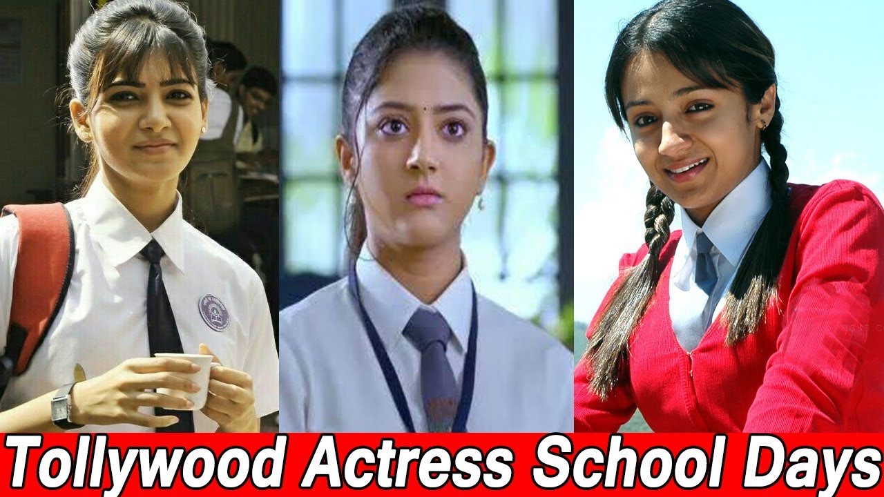 #Tollywood Actress School Photos | Samantha Akkineni | Sail Pallavi | Genilia |Thammanna | Trisha