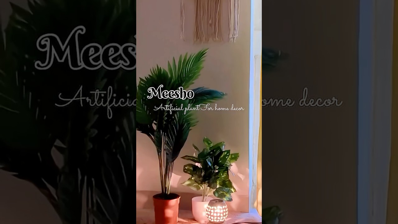 Artificial plants from Meesho ✨💖 #meesho #meeshofinds #homedecor #artificialplants #shorts