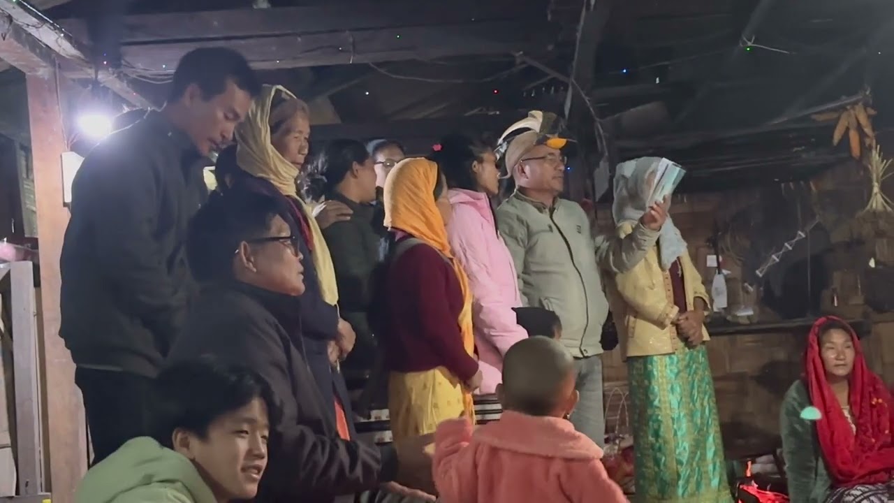 Village Christmas Carol||langdang colony, langdang langding church, Arunachal Pradesh 