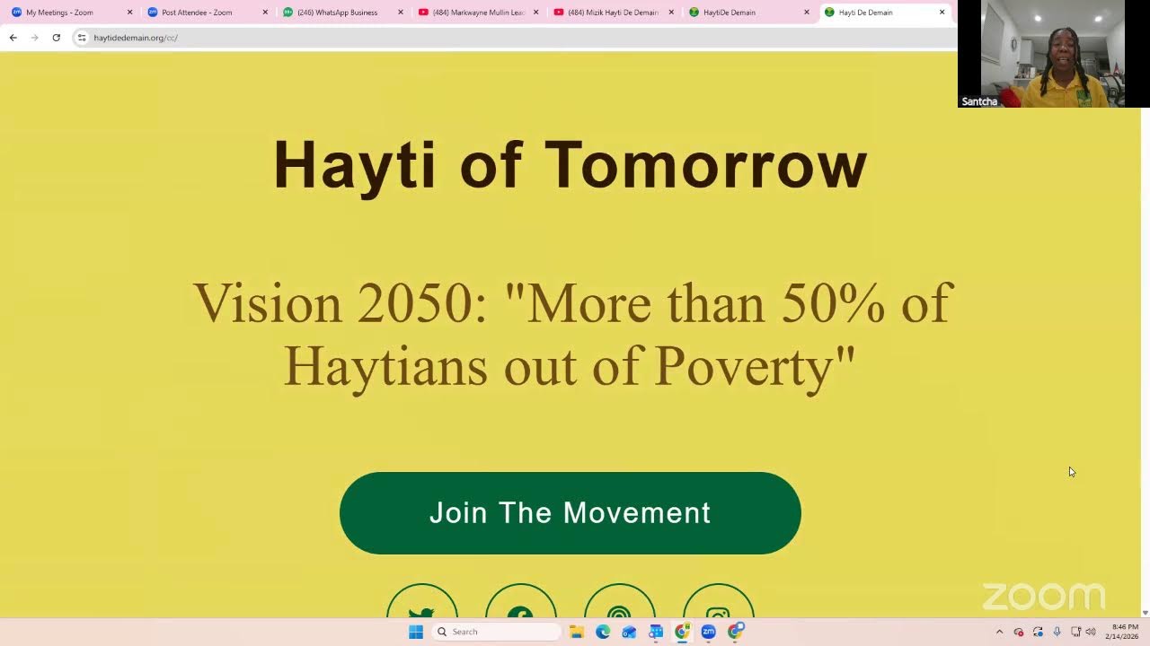 14 Fév 2026: HDD face au plan américain pour Hayti