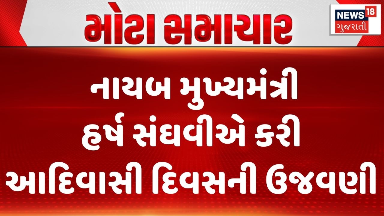 Tribal Day Celebration | નાયબ મુખ્યમંત્રી હર્ષ સંઘવીએ કરી આદિવાસી દિવસની ઉજવણી | Harsh Sanghvi