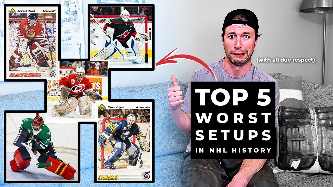 Here are my TOP 5 Worst Goalie Gear Set Ups in NHL History