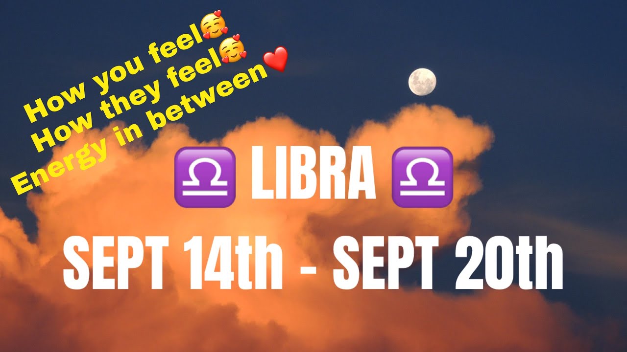 LIBRA ~ YOU AND THE OTHER PERSON ~ LOVE TAROT READING ~ SEPTEMBER 14TH - 20TH
