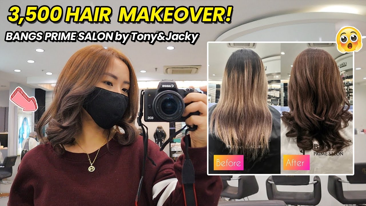 HAIR MAKEOVER at BANGS PRIME SALON by TNJ