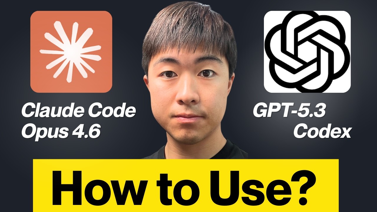 Claude Code Opus 4.6 and GPT5.3 Codex Tutorial for Beginners | Plan&rarr;Design&rarr;Code&rarr;Deploy | Vibe Coding
