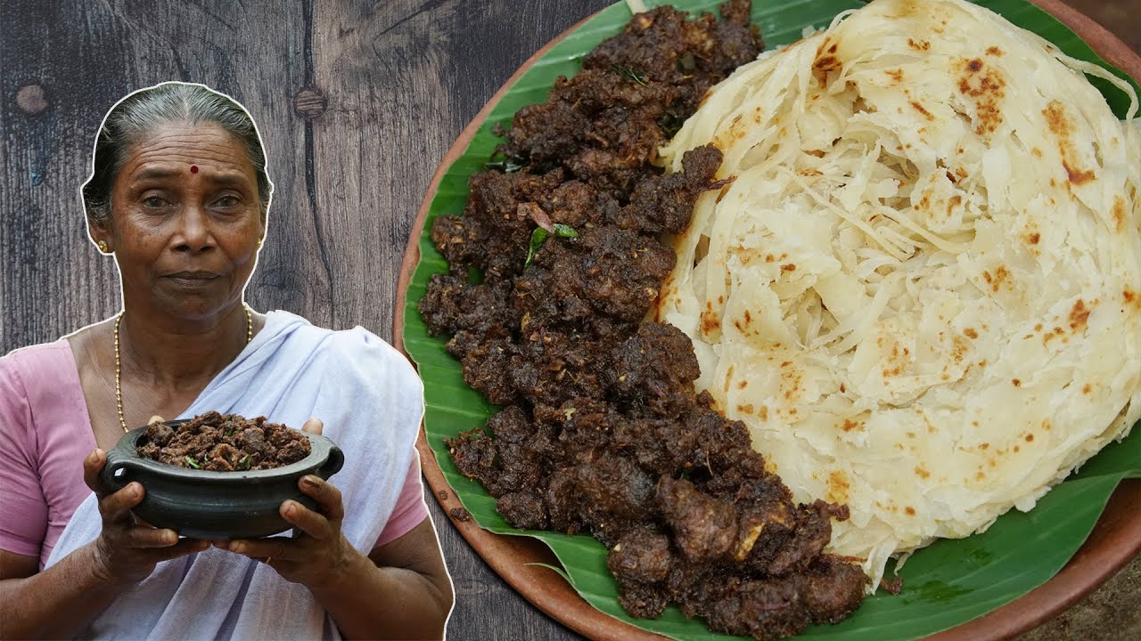 Multi Layered Parotta | Layered Kerala Parotta and Beef Fry - EasyMethod