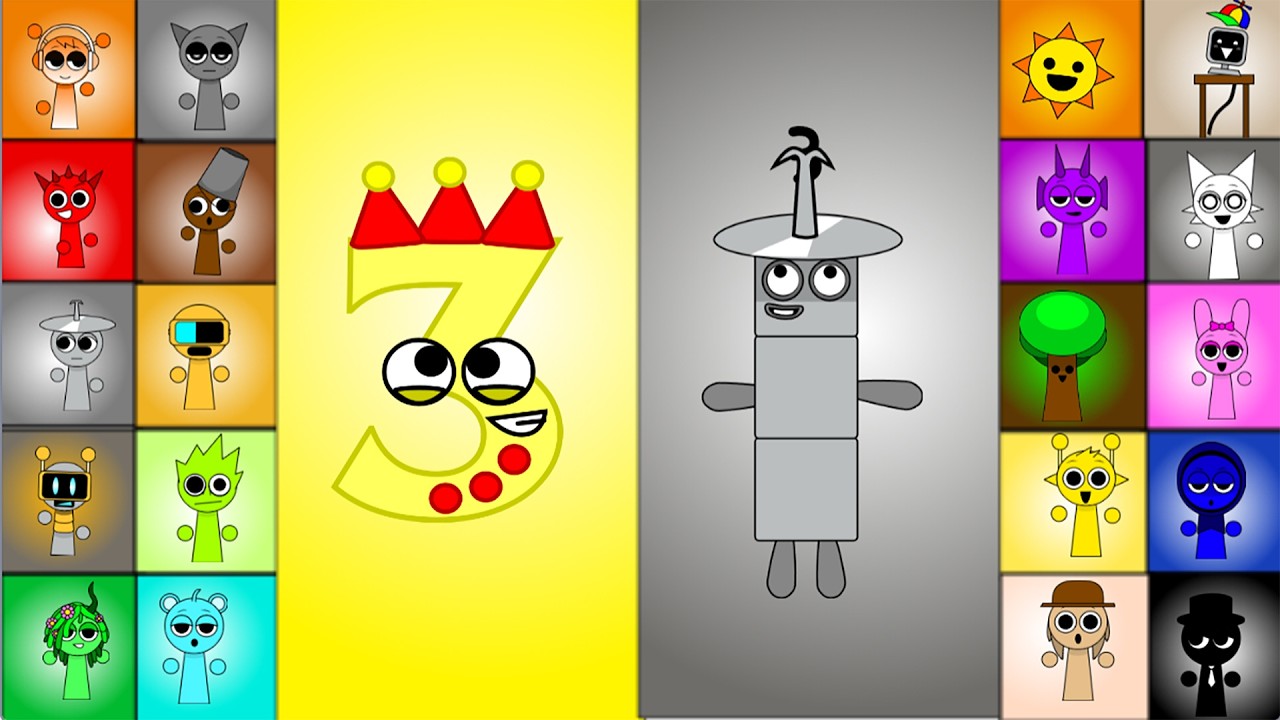 Ultimate Battle ! Incredibox Sprunkiblocks Band Retake VS Numbers band  ( (1 -  20 ) !!