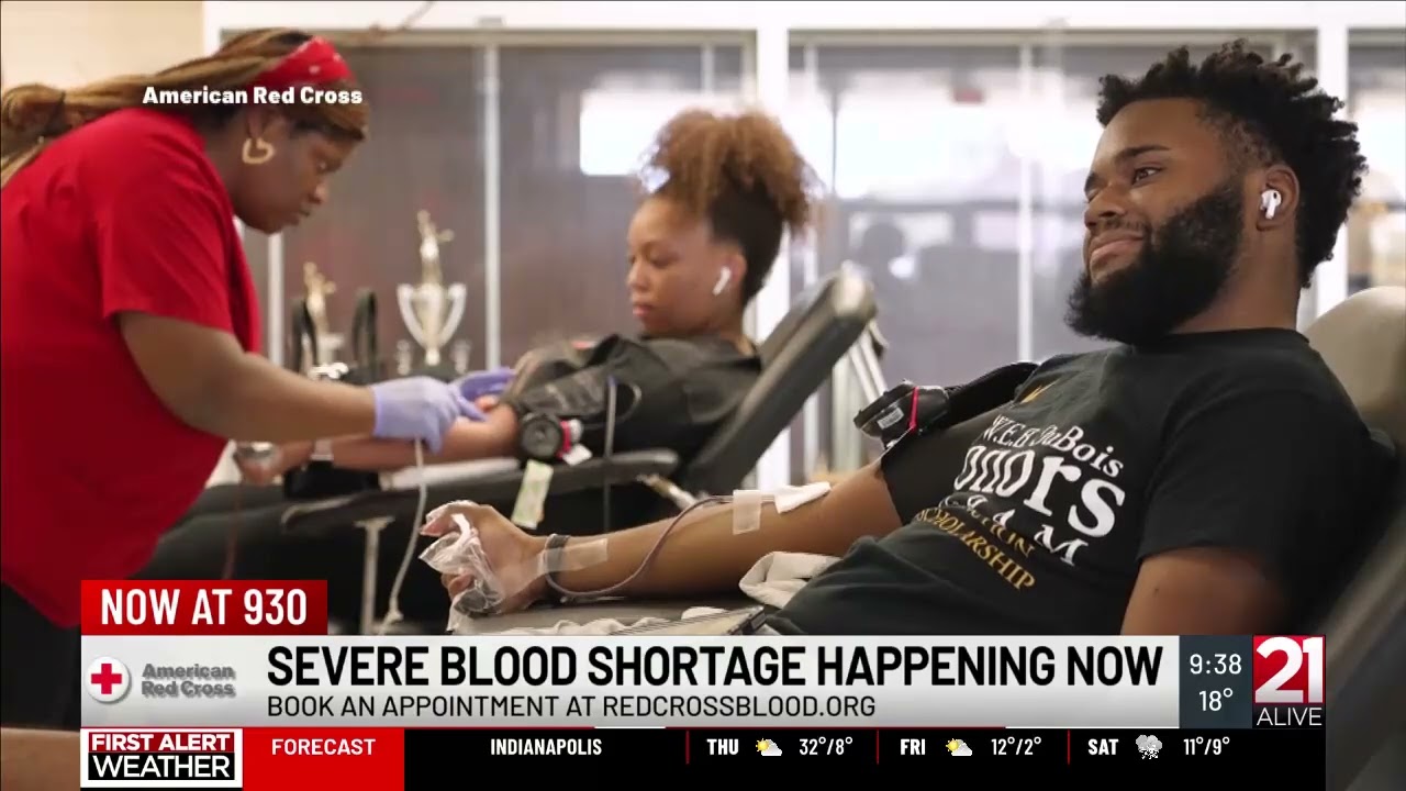 Interview with Jennifer Sexton: Red Cross blood donors urged to give amid severe blood shortage