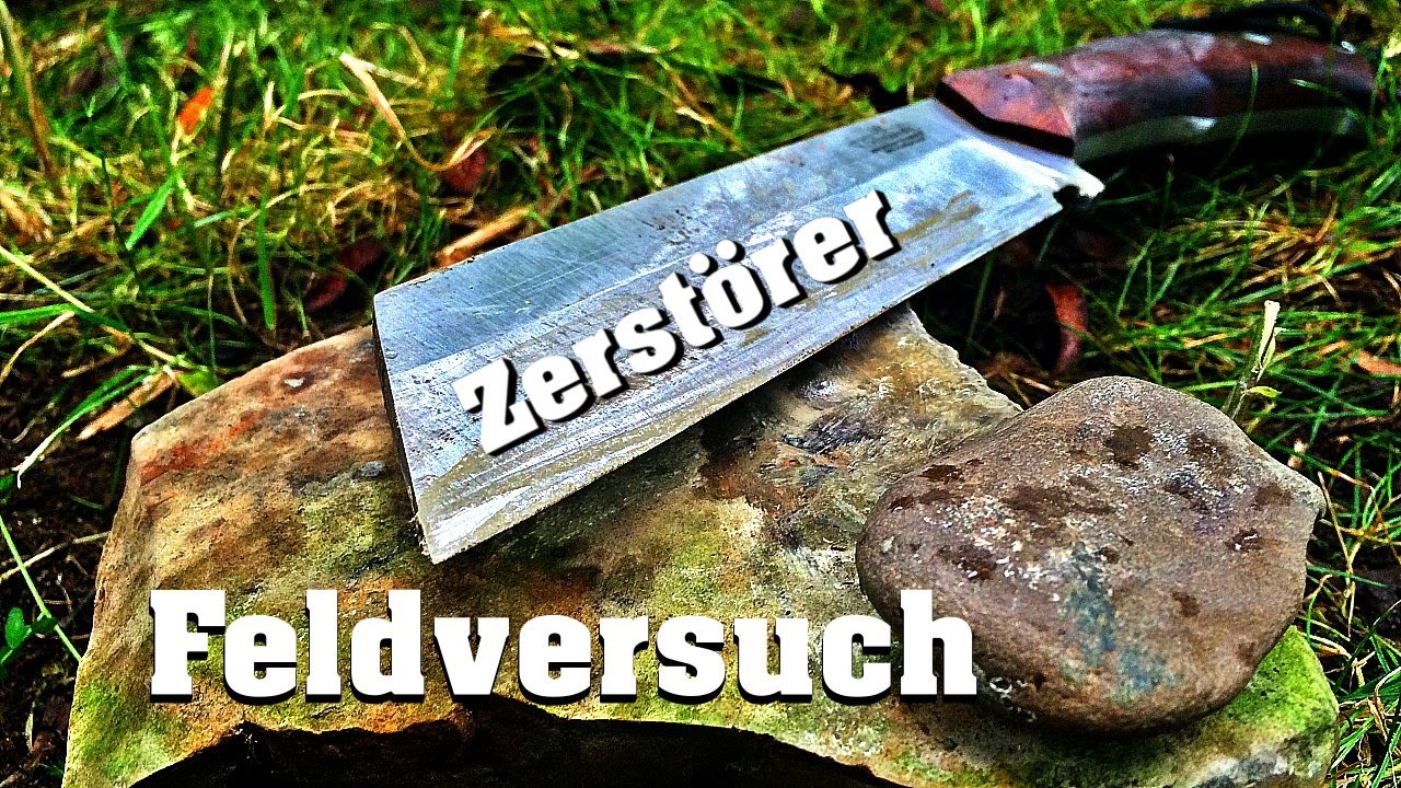 SURVIVAL Messer Zerstörer Schleifen im Feldversuch