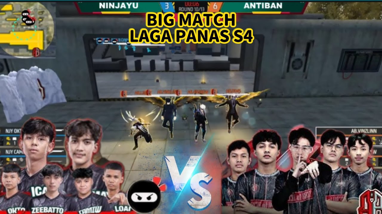 NINJAYU VS ANTIBAN LAGA BATTLE OFF STARS S4 BIG MATCH