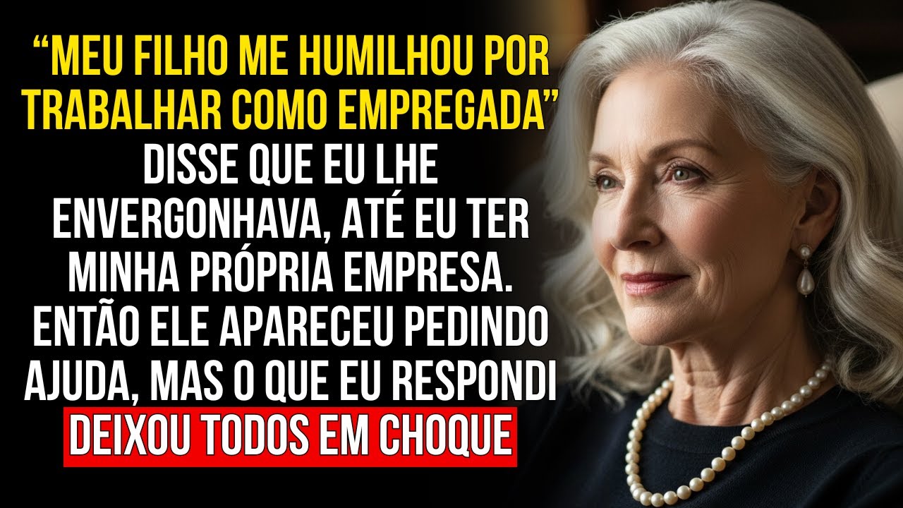 DE EMPREGADA A EMPRESÁRIA: O DIA EM QUE MEU FILHO SE ARREPENDEU DE TER ME HUMILHADO!