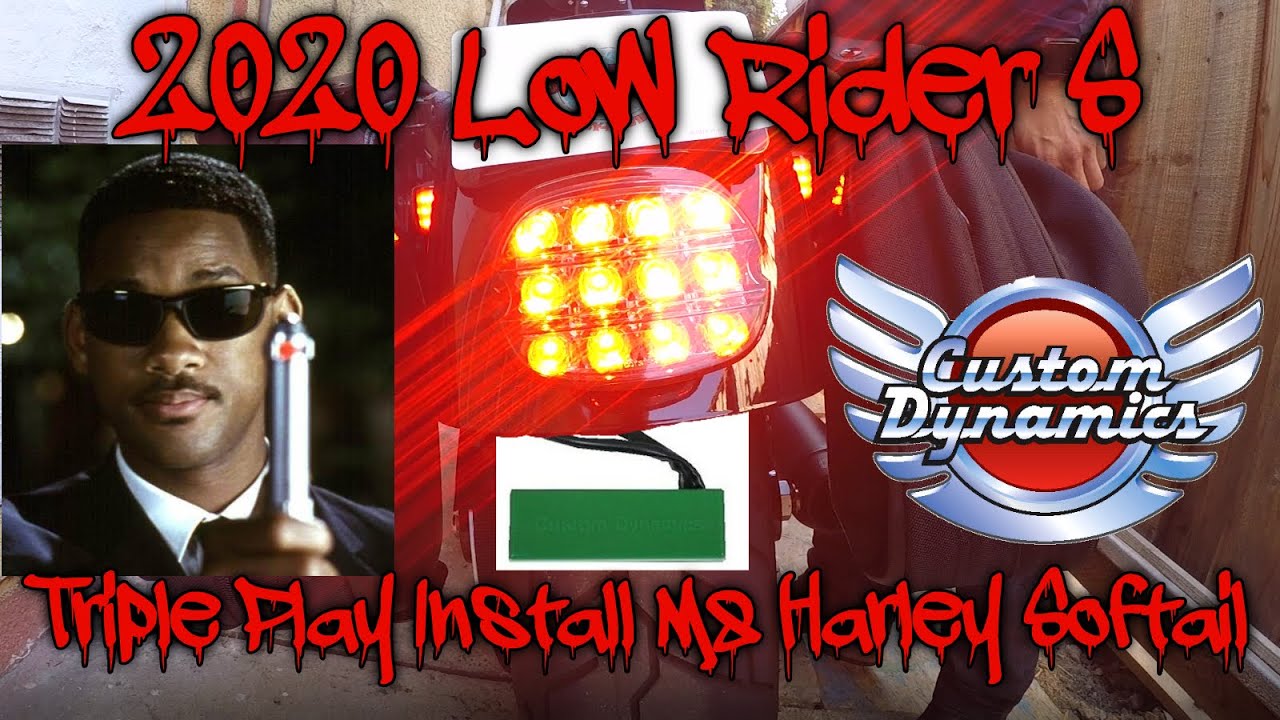 2020 Low Rider S How-To Custom Dynamics Triple Play Install M8 Softail