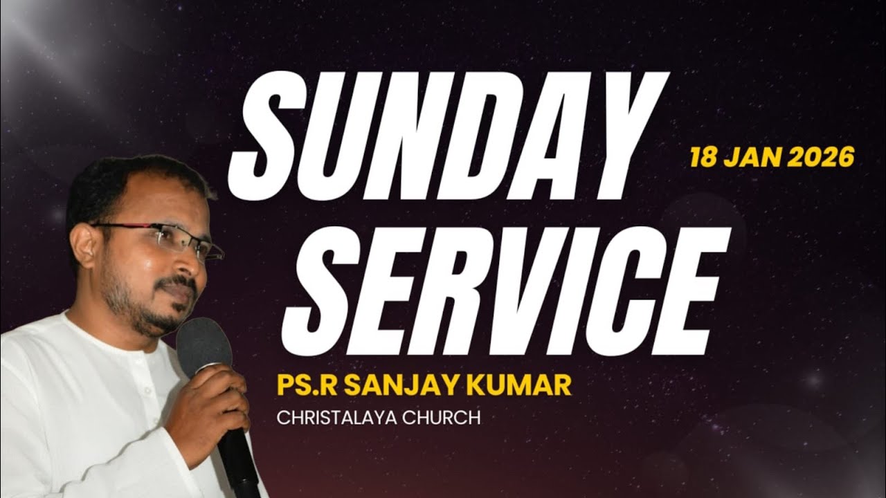 Pastor R Sanjay Kumar is live! Sunday message