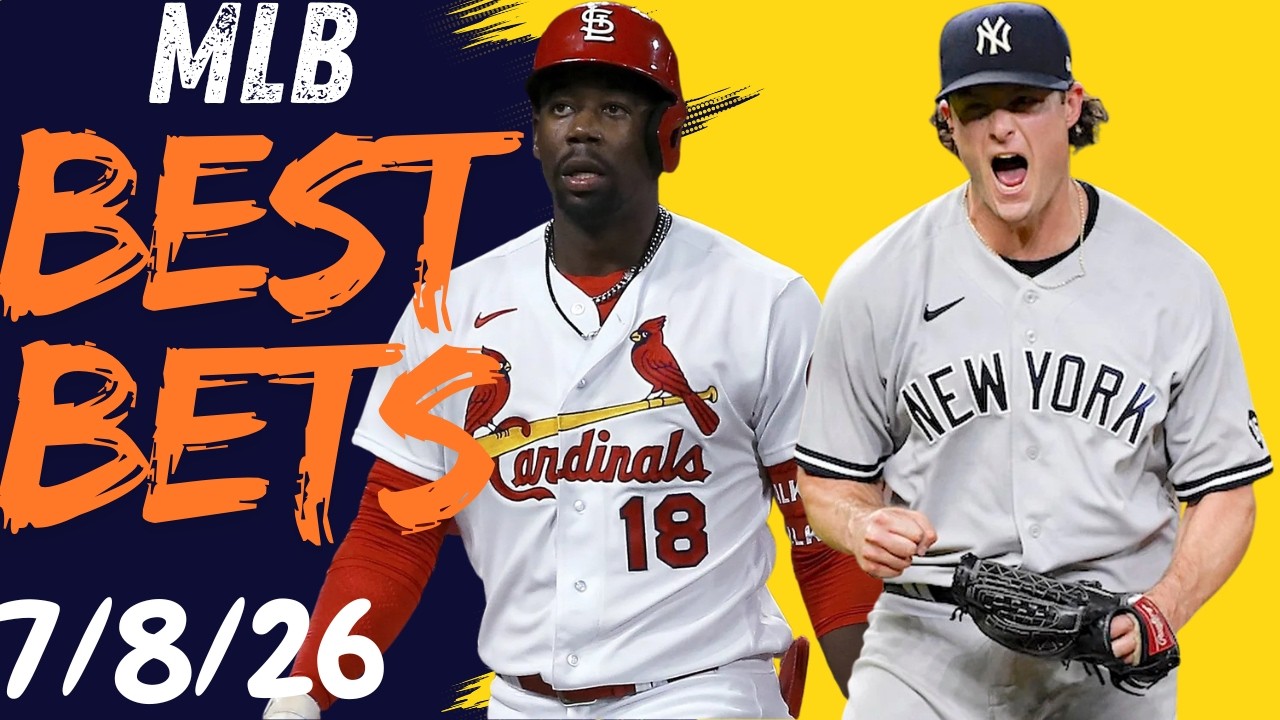 MLB BETS 7/8/26 Player Props,Parlays & Home Run Pick's