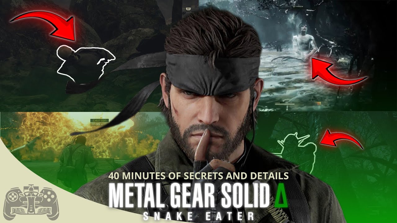 METAL GEAR SOLID Δ: Snake Eater | 40 минут секретов и подробностей, которые вы могли пропустить