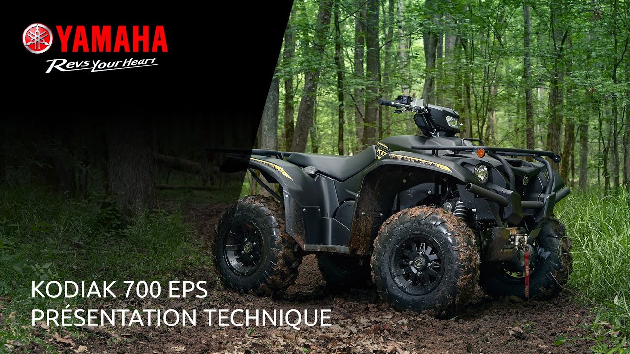 Yamaha KODIAK 700 EPS &ndash; Pr&eacute;sentation Technique (FR)