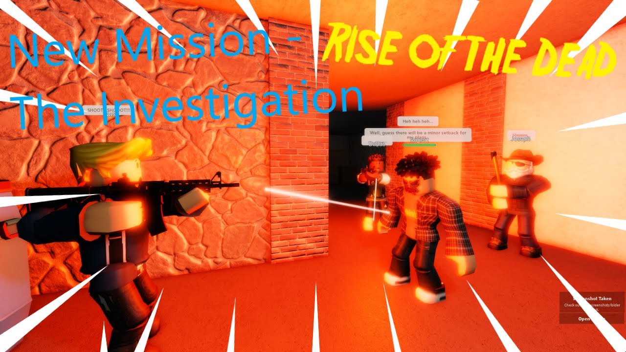 New mission - The Investigation v1.5.0 Update (Rise of the Dead Roblox)