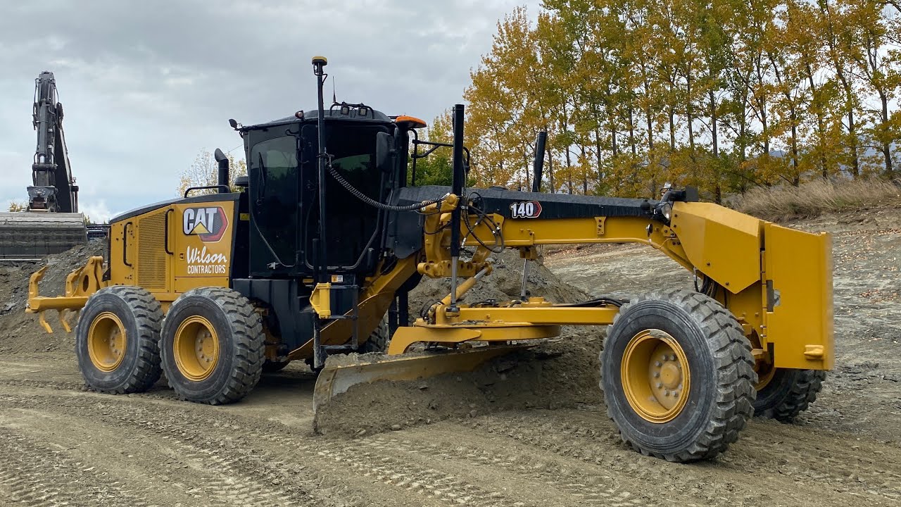 New Topcon MC Max Grader on CAT 140