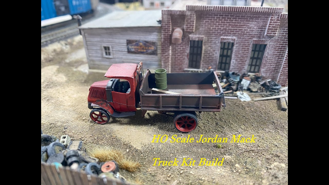 HO Scale Jordan Mack Truck Kit Build